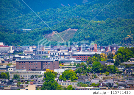 【京都風景】蹴上浄水場からの遠景 【京都風景】蹴上浄水場からの遠景 115731430