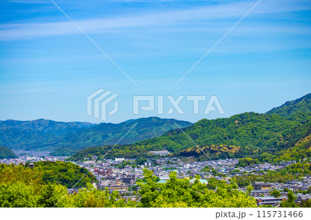 【京都風景】蹴上浄水場からの遠景 115731466