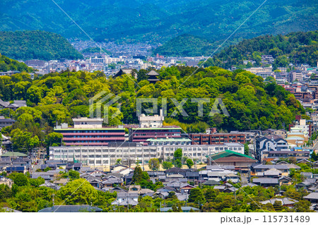 【京都風景】蹴上浄水場からの遠景 【京都風景】蹴上浄水場からの遠景 115731489