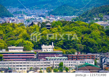【京都風景】蹴上浄水場からの遠景 115731490