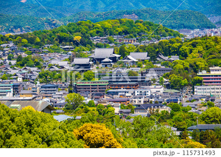 【京都風景】蹴上浄水場からの遠景 115731493