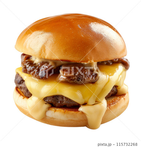 Tempting Bacon and Egg Cheeseburger Shot Tempting Bacon and Egg Cheeseburger Shot 115732268