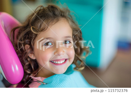 Cheerful Young Patient at Dentist 115732376