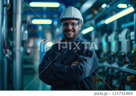 Electricity's Finest: Engineer's Commanding Presence 115732464
