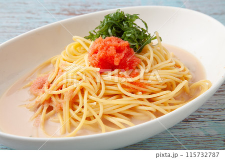 クリーム明太子スパゲッティ クリーム明太子スパゲッティ 115732787
