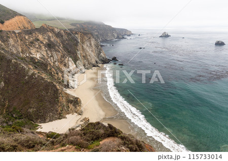 Coastal landscape in California 115733014