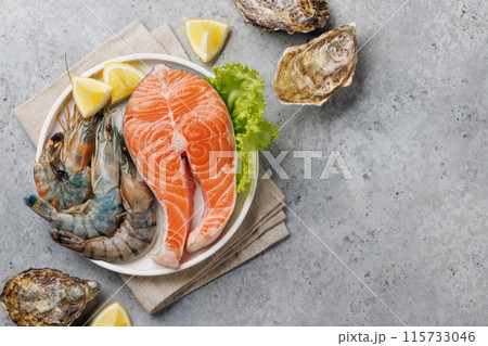 Seafood Platter Delight 115733046