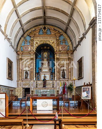 Interior of Sao Pedro church, Igreja de Sao Pedro in Faro, Portugal. Interior of Sao Pedro church, Igreja de Sao Pedro in Faro, Portugal. 115734817