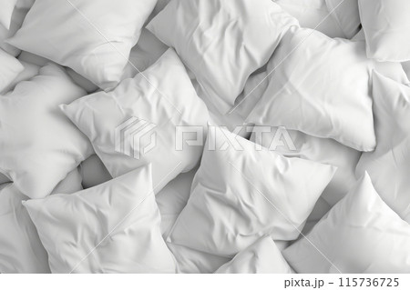 Serene Sanctuary of Snowy Pillows Serene Sanctuary of Snowy Pillows 115736725