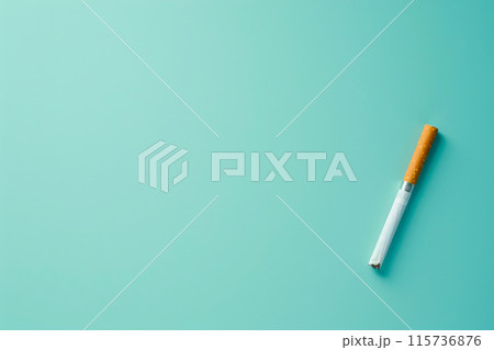 Disposed Cigarette on a Dynamic Background 115736876
