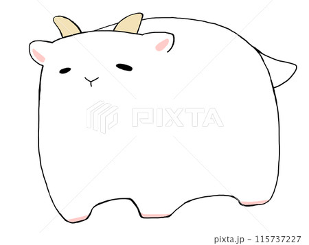 やぎのイラスト素材 [115737227] - PIXTA