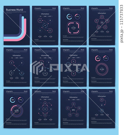 Vector graphics infographics with mobile phone. Template for creating mobile applications, workflow layout, diagram, banner, web design, business reports Vector graphics infographics with mobile phone. Template for creating mobile applications, workflow layout, diagram, banner, web design, business reports 115737833