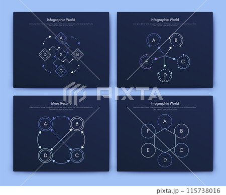 Vector graphics infographics with mobile phone. Template for creating mobile applications, workflow layout, diagram, banner, web design, business reports 115738016
