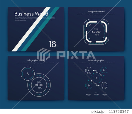 Vector graphics infographics with mobile phone. Template for creating mobile applications, workflow layout, diagram, banner, web design, business reports 115738547