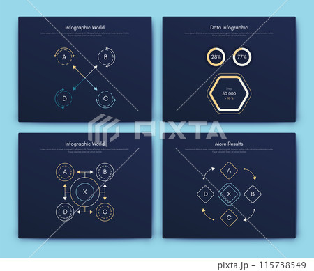Vector graphics infographics with mobile phone. Template for creating mobile applications, workflow layout, diagram, banner, web design, business reports 115738549
