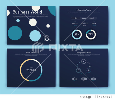 Vector graphics infographics with mobile phone. Template for creating mobile applications, workflow layout, diagram, banner, web design, business reports 115738551