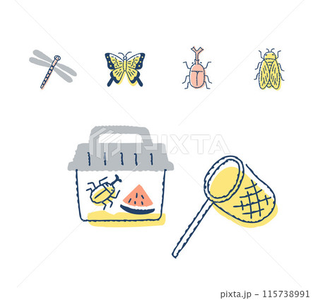 昆虫採集のアイテム 昆虫採集のアイテム 115738991