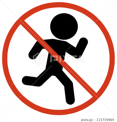 駆け込み禁止のマーク 115739964