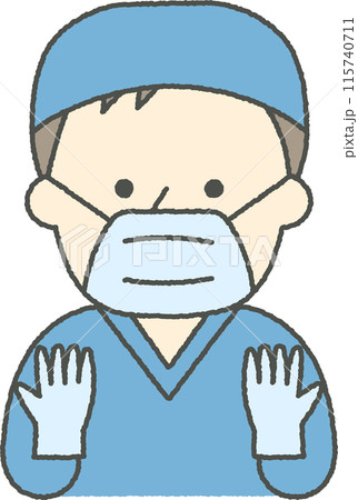 手術中の外科医の男性 手術中の外科医の男性 115740711