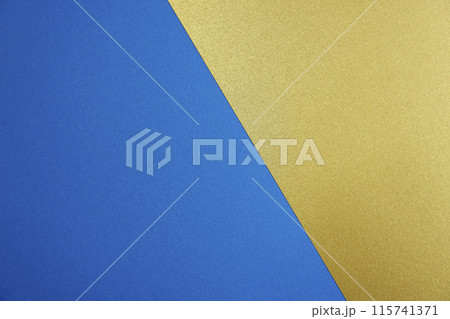 背景紙_ブルーとゴールド 背景紙_ブルーとゴールド 115741371