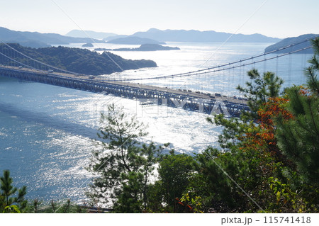 鷲羽山展望台からの景色 115741418