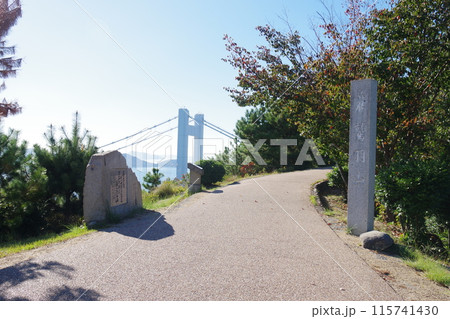 名勝鷲羽山石柱の景色 115741430