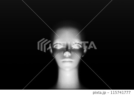 白いマネキン顔ホラー 白いマネキン顔ホラー 115741777