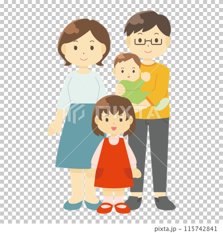 家庭插圖 家庭插圖 115742841