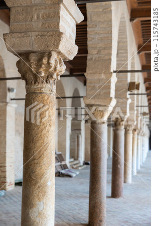 Patio of Great Mosque of Kairouan, Tunisia 115743185