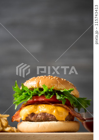 ハンバーガー ハンバーガー 115743413