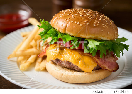 ハンバーガー ハンバーガー 115743439