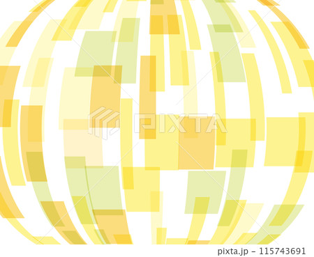 背景イラスト・サイバー幾何学 広がり 黄色 背景透過 背景イラスト・サイバー幾何学 広がり 黄色 背景透過 115743691