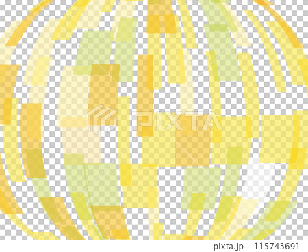 背景イラスト・サイバー幾何学 広がり 黄色 背景透過 背景イラスト・サイバー幾何学 広がり 黄色 背景透過 115743691
