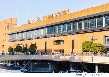 日本の駅舎　JR東日本　仙台駅 115744587