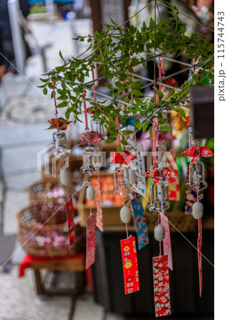 平日の伊香保石段街の風景 115744743
