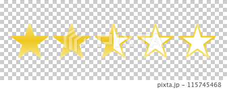 簡單的金色2.5星標記 115745468
