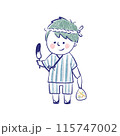 夏祭りの男の子 115747002