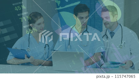 Image of data processing over diverse doctors 115747065