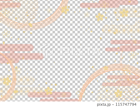 和風背景デザイン 115747794