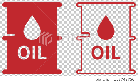 Oil icon red Oil icon red 115748756