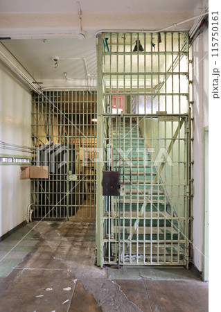 アルカトラズ島旧刑務所館内 アメリカ合衆国 カリフォルニア州 サンフランシスコ アルカトラズ島旧刑務所館内 アメリカ合衆国 カリフォルニア州 サンフランシスコ 115750161