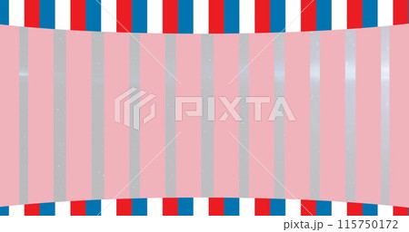 Image of white, red and blue lines on white background 115750172