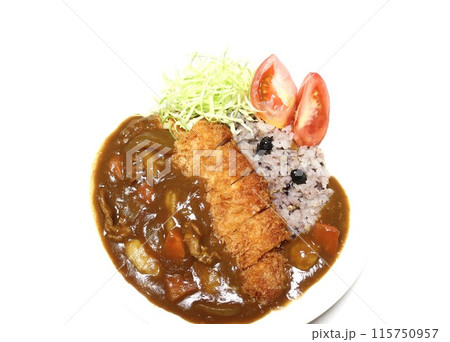 雑穀ご飯とカツカレーのおいしいワンプレート 雑穀ご飯とカツカレーのおいしいワンプレート 115750957