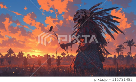 Indian shaman Indian shaman 115751483