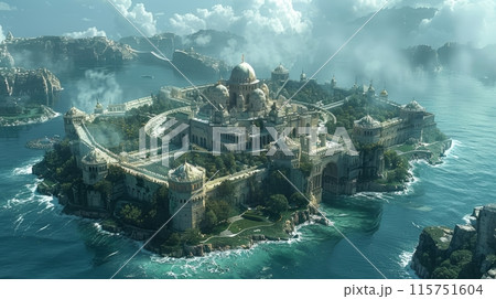 legendary city of Atlantis 115751604