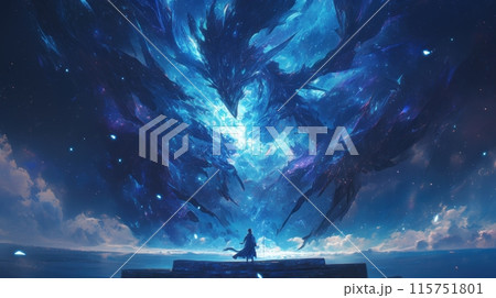 galaxy and stars galaxy and stars 115751801