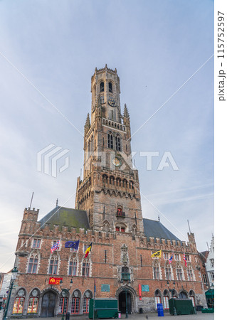 ベルギー　ブルージュ　ブルッヘの鐘楼 115752597