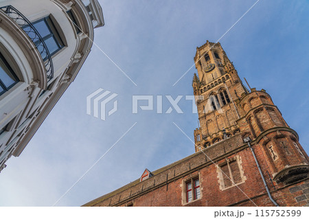 ベルギー　ブルージュ　ブルッヘの鐘楼 115752599