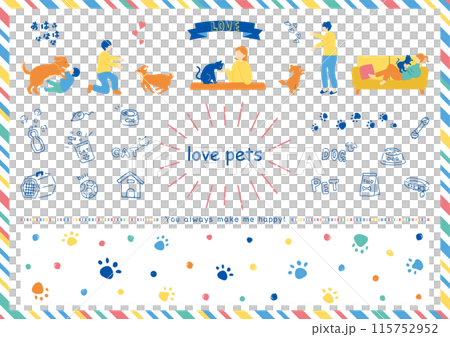 People who enjoy life with pets People who enjoy life with pets 115752952