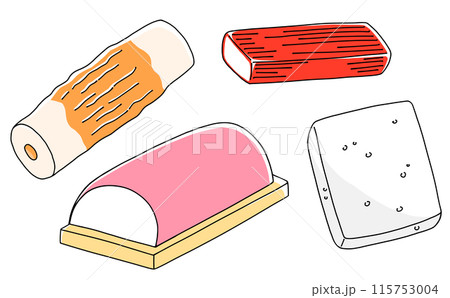 ゆるめシンプル練り物セット ベタ塗り ゆるめシンプル練り物セット ベタ塗り 115753004